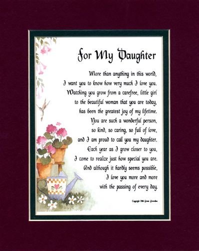 Birthday Verses For Daughter Special Daughter Birthday Quotes. Quotesgram