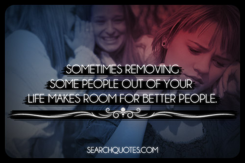 Removing certain people