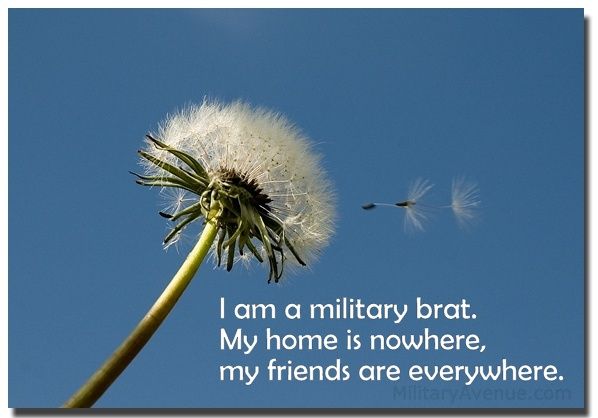 Military Child Dandelion Quote Military Brat Quotes. Quotesgram