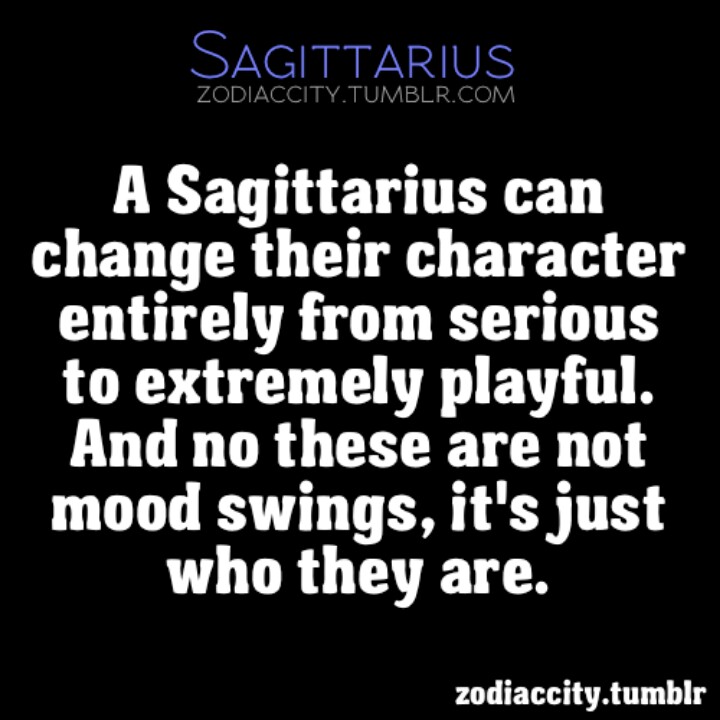 So why are sagittarius