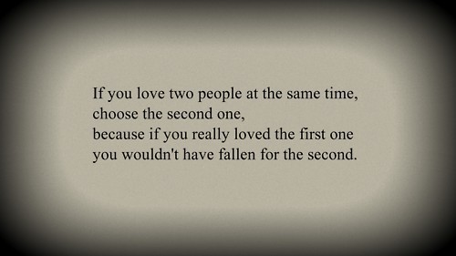 Quotes About Loving Two People At Once. QuotesGram