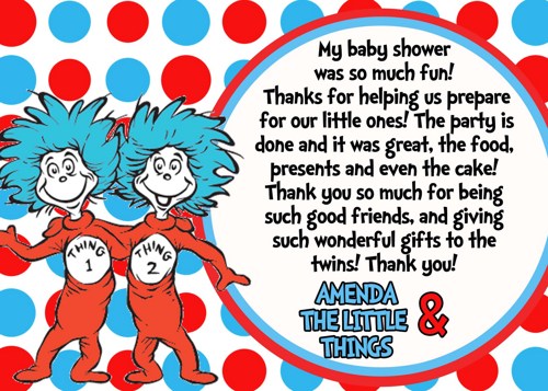 Baby Thank You Dr Seuss Quotes Quotesgram