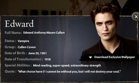 Cullen real name edward Edward and