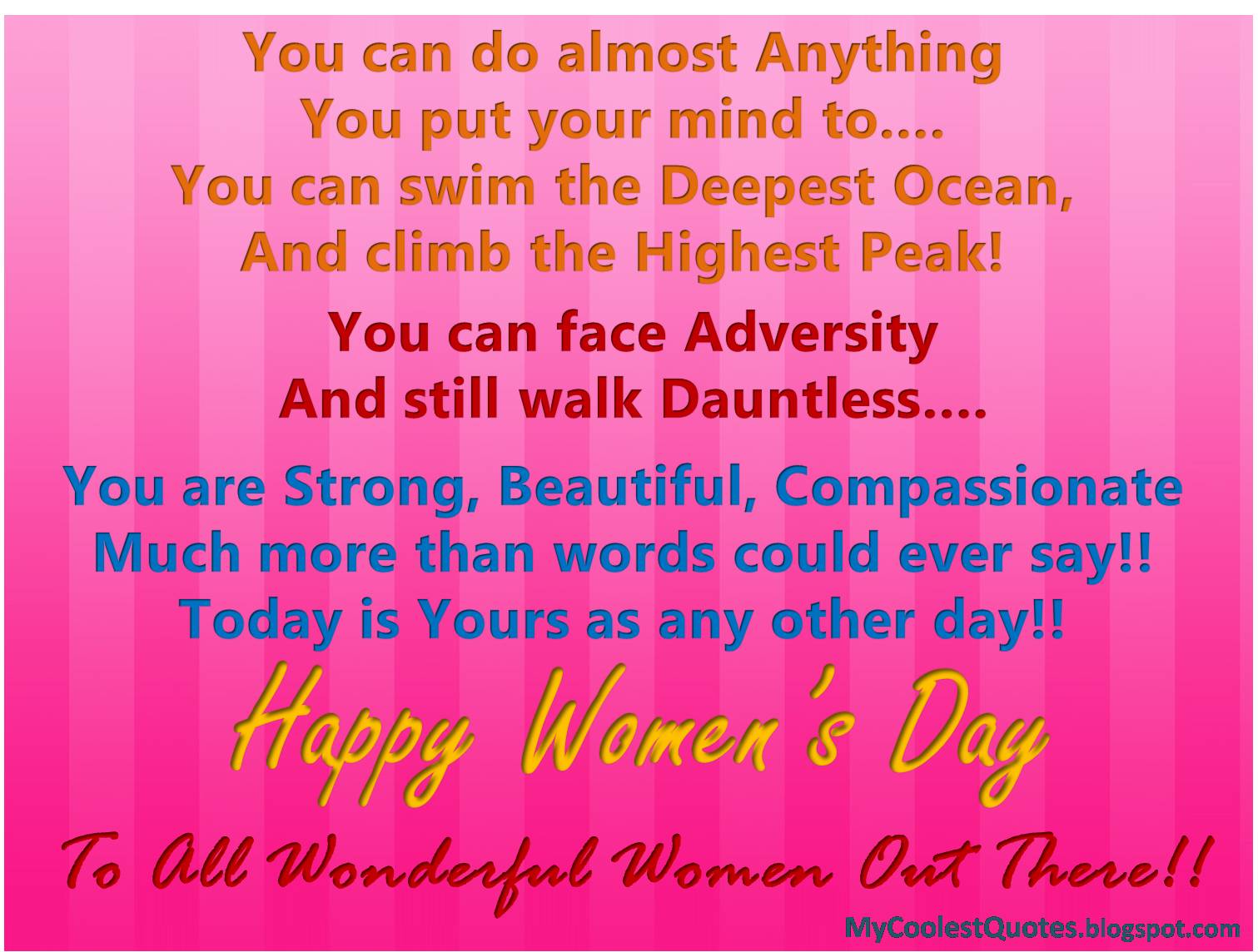 International Womens Day Quotes. QuotesGram