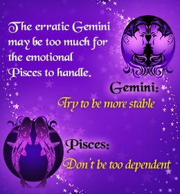 Gemini relationship pisces Gemini Pisces