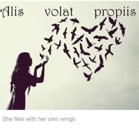 She Flies With Her Own Wings Quotes.