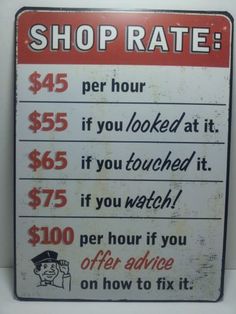 Mechanic Shop Signs And Quotes. QuotesGram