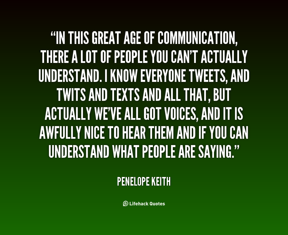 Great Quotes About Communication. QuotesGram
