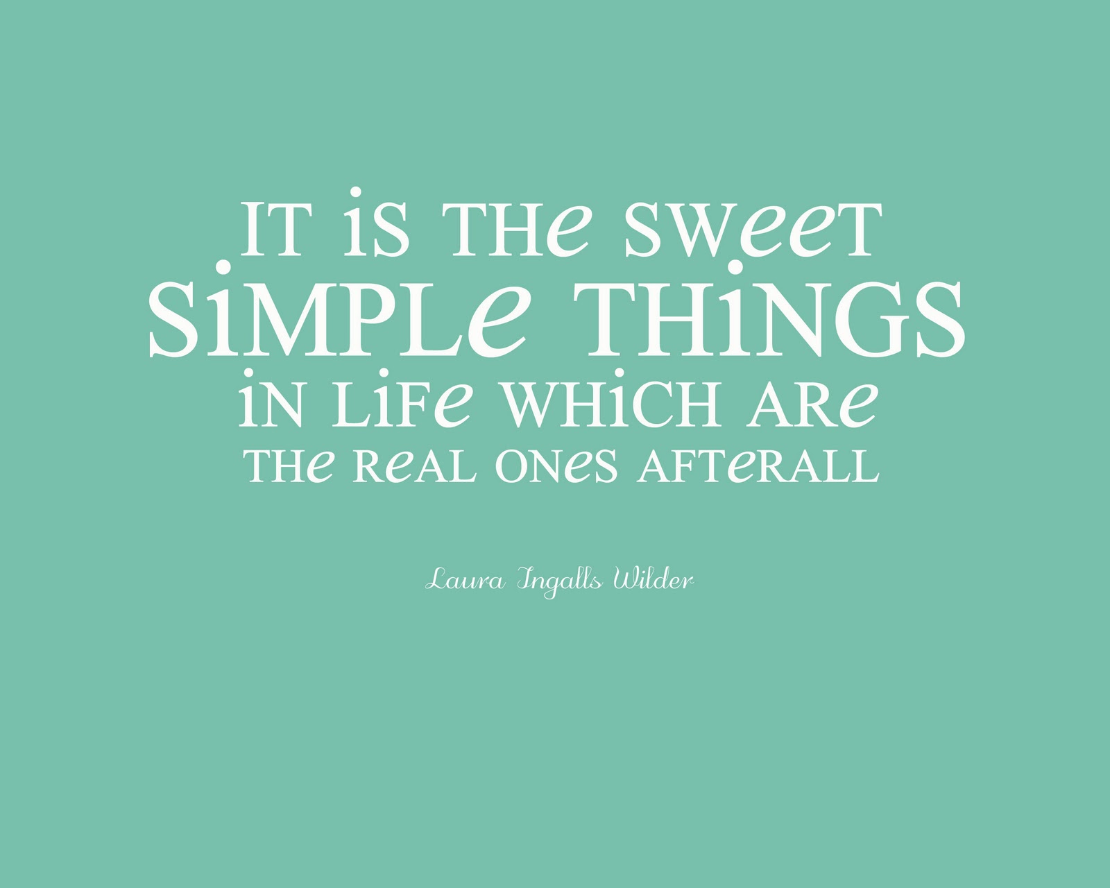 Simple Things Quotes. Quotesgram