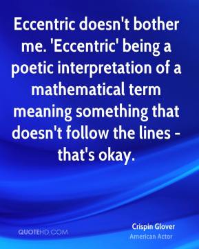 Meaning eccentric