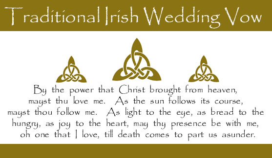 1028433980 Irish Wedding Vow 