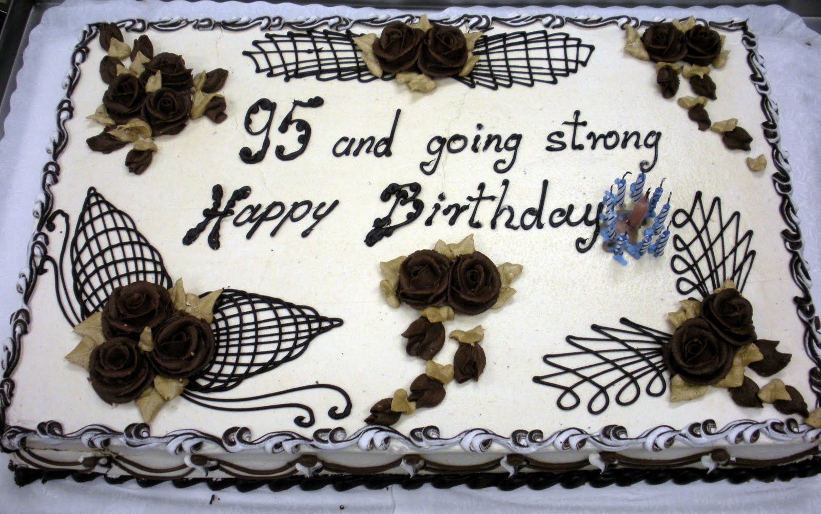Longevity Birthday Cake - Design 2