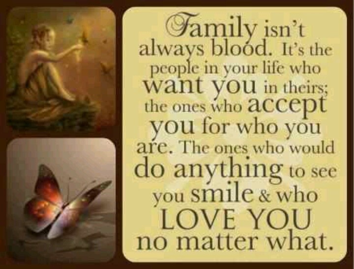 Blood Doesnt Make You Family Quotes. QuotesGram