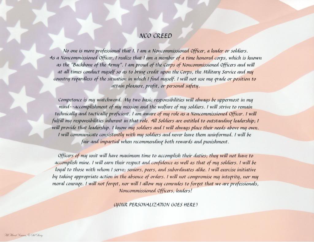 Nco Creed Quotes. QuotesGram
