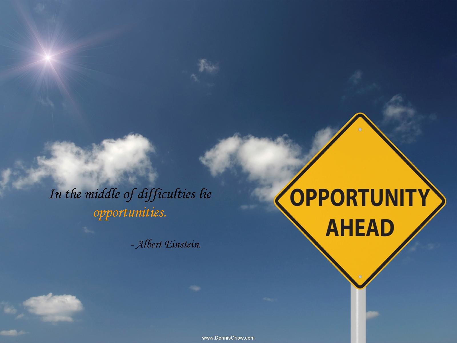 Opportunity And Success Quotes. QuotesGram