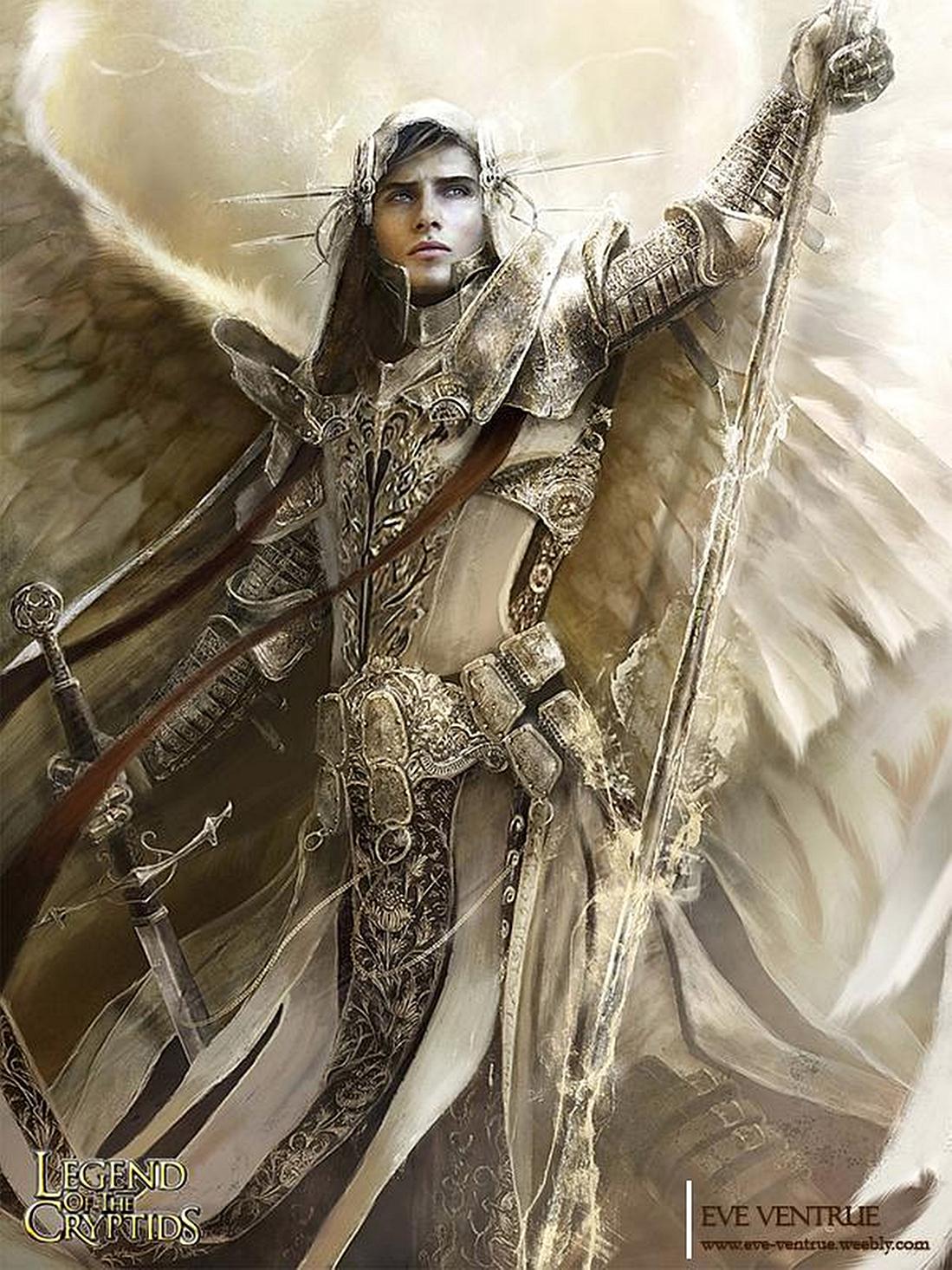 Saint Michael the Archangel, illustration on Behance