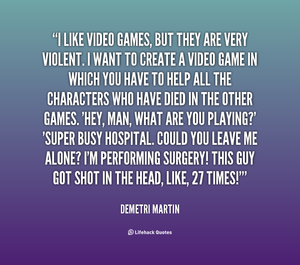Demetri Martin Quote