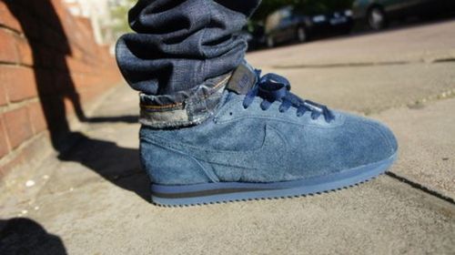 Nike cortez store blue bandana