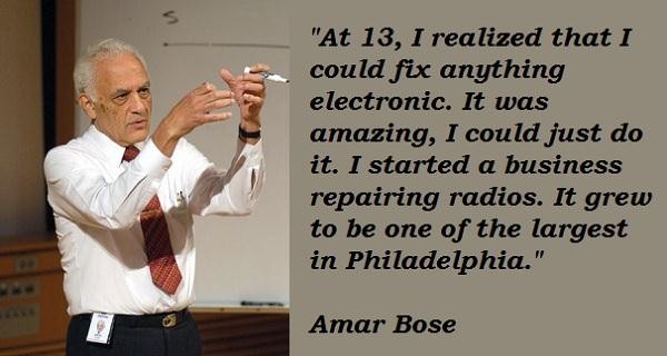 Amar Bose Quotes. QuotesGram