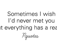 I wish i never met you poem
