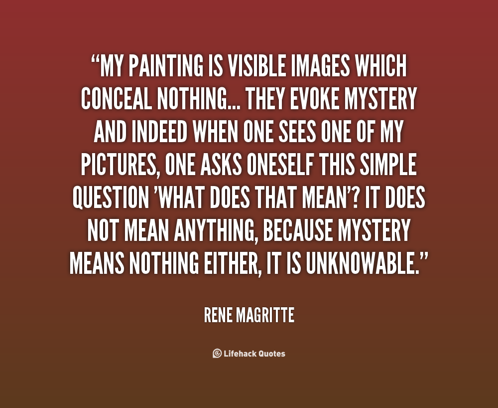 Rene Magritte Quotes. QuotesGram