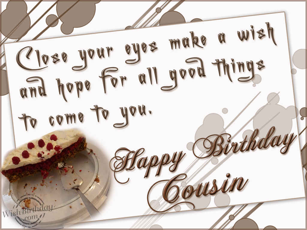 Happy Birthday Cousin In Law Images Birthday Quotes For Cousin Male. Quotesgram