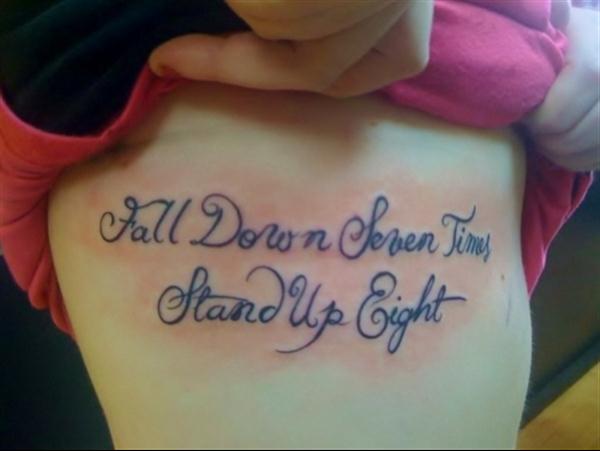 Tattoo Quotes About Strength In Hard Times Quotesgram