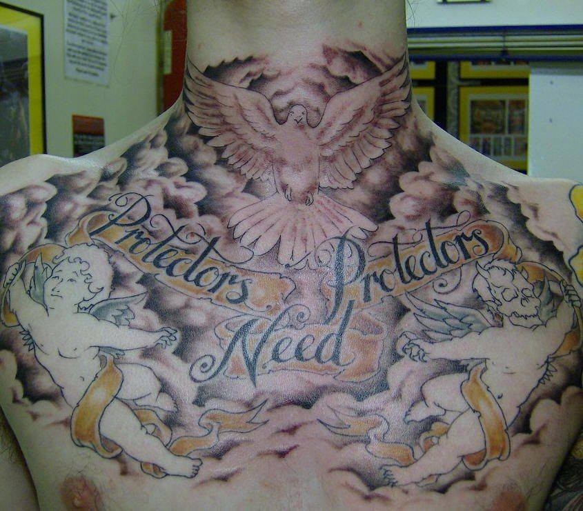 86 Graceful Angel Tattoos For Chest  Tattoo Designs  TattoosBagcom