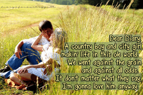 country girl love quotes for him