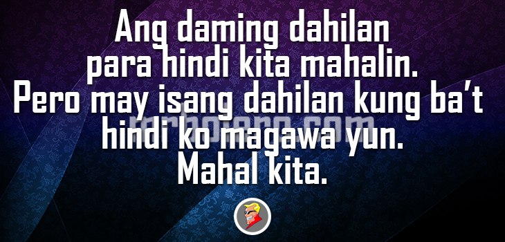 Mahal Kita Tagalog Love Quotes. QuotesGram
