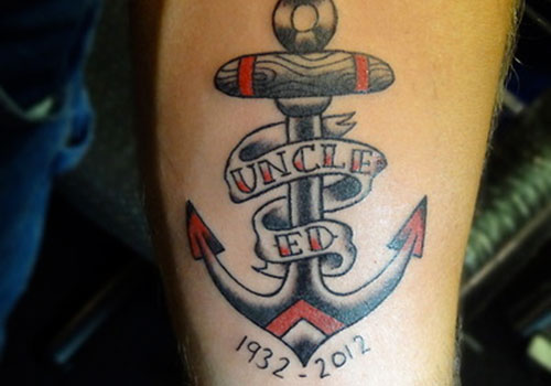 Memorial tattoo  cover up tattoo  Charles Crose Custom Tattoos