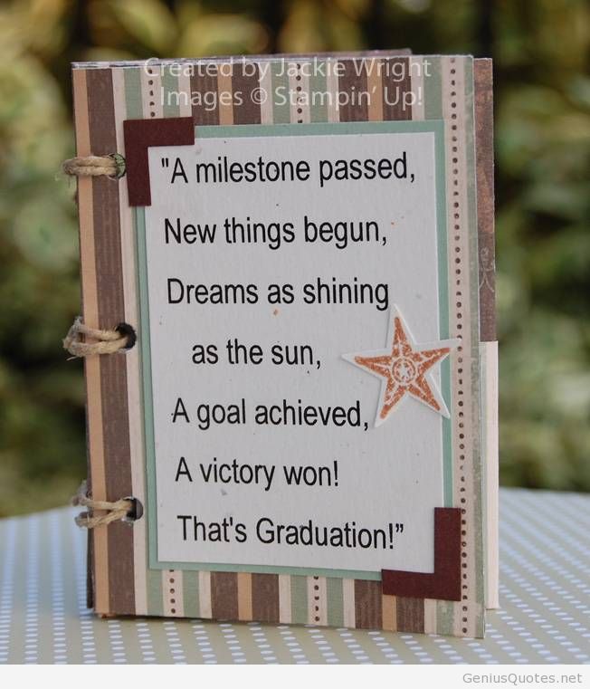 Graduation Quotes For Cards. QuotesGram