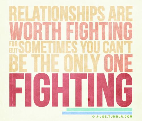 Relationship Fighting Quotes.