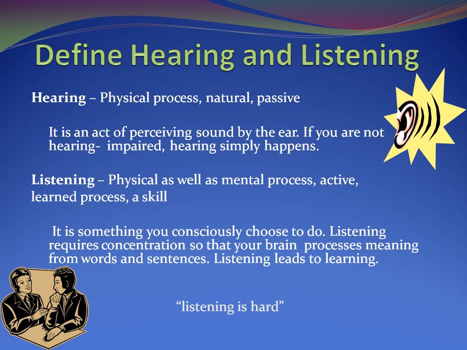 listening vs hearing listening vs hearing