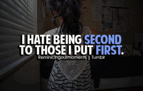 Being Someones Second Choice Quotes. QuotesGram