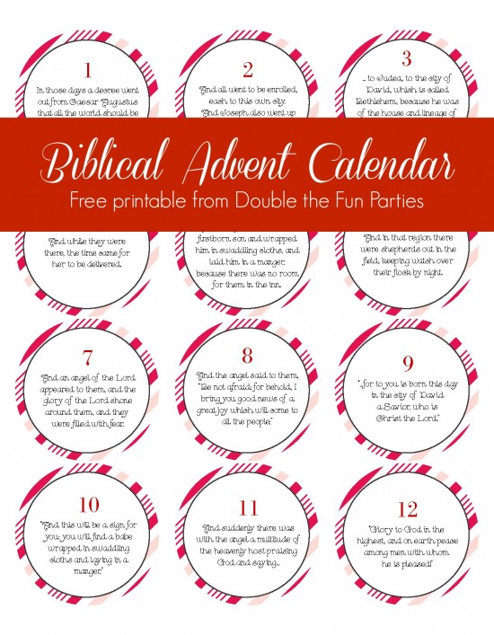 Advent Calendar Printable Quotes QuotesGram