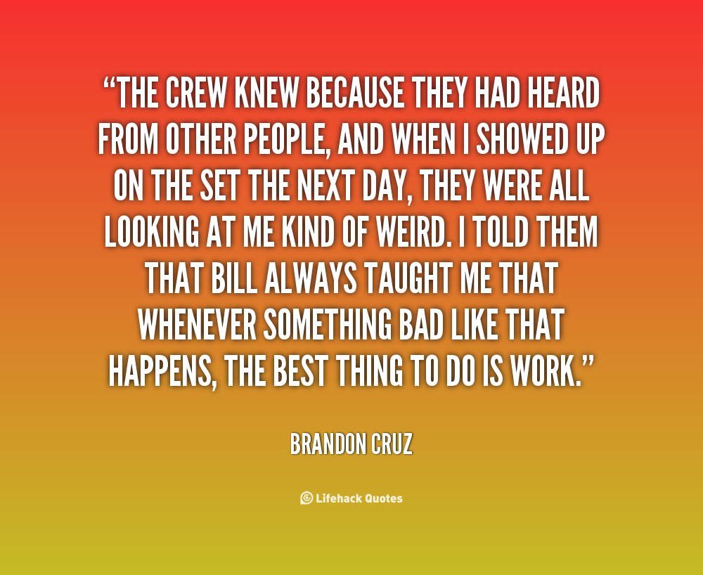 Crew Quotes. QuotesGram