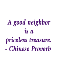 Great Neighbors Quotes.