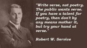 Robert W. Service Quotes. QuotesGram