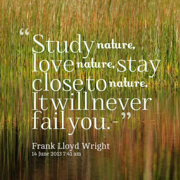Nature Frank Lloyd Wright Quotes. QuotesGram