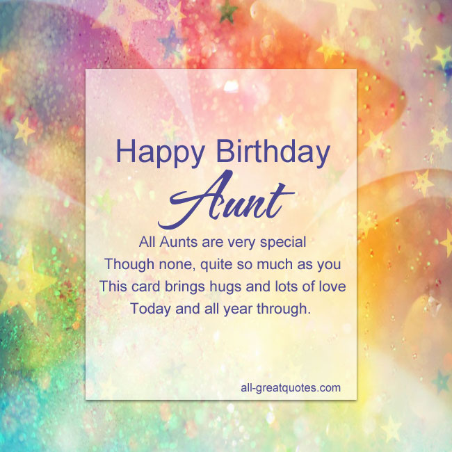 happy birthday to my aunt quotes quotesgram