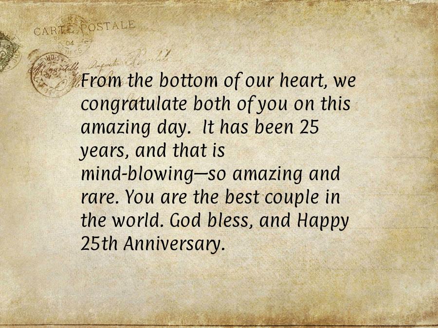 1138697044 classic paper letter 25th wedding anniversary quotes funny