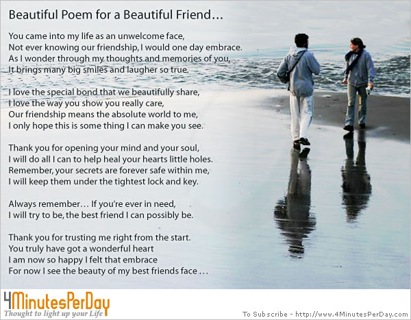  Beautiful  Friendship  Quotes  And Poems QuotesGram