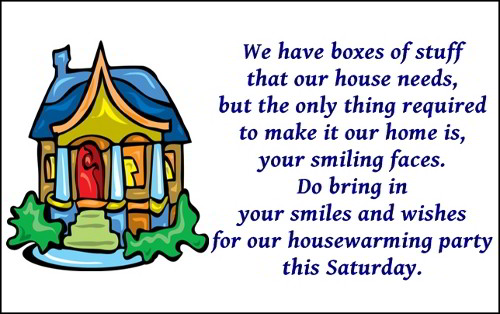 Housewarming Party Invite Quotes. QuotesGram