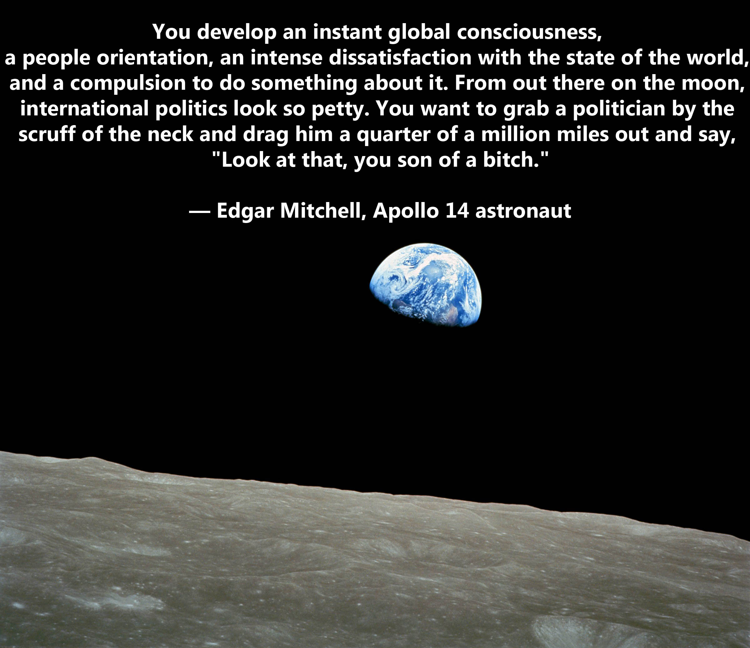 Edgar Mitchell Quote