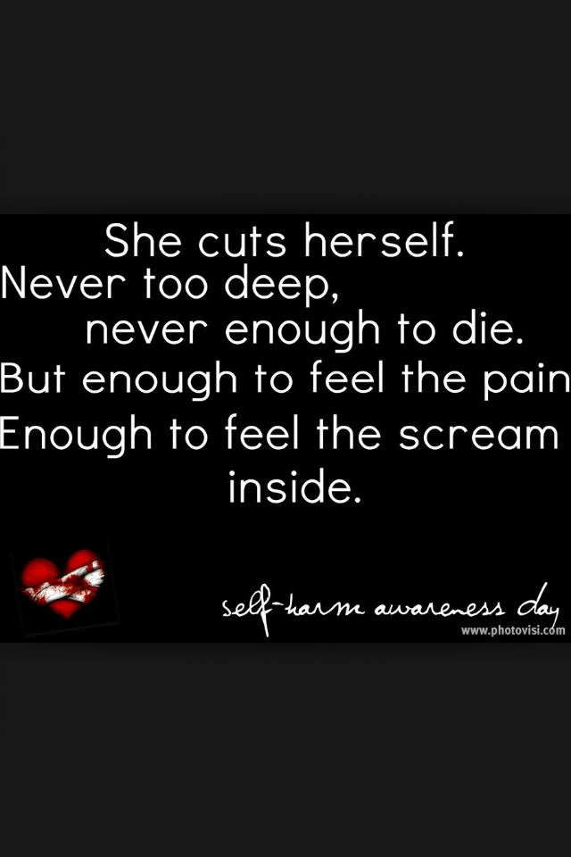 quotes on self harm
