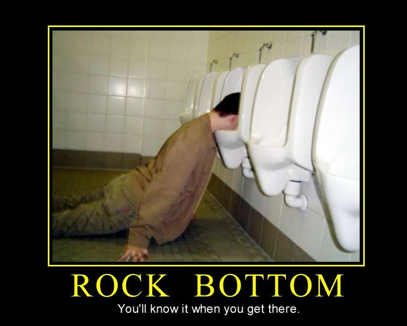 When You Hit Rock Bottom Quotes. QuotesGram