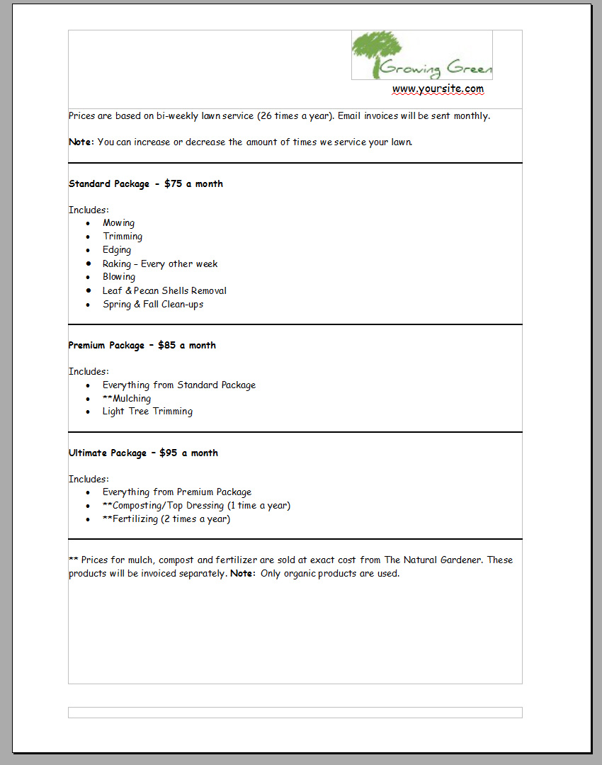 Samples Of Lawn Care Quotes. QuotesGram