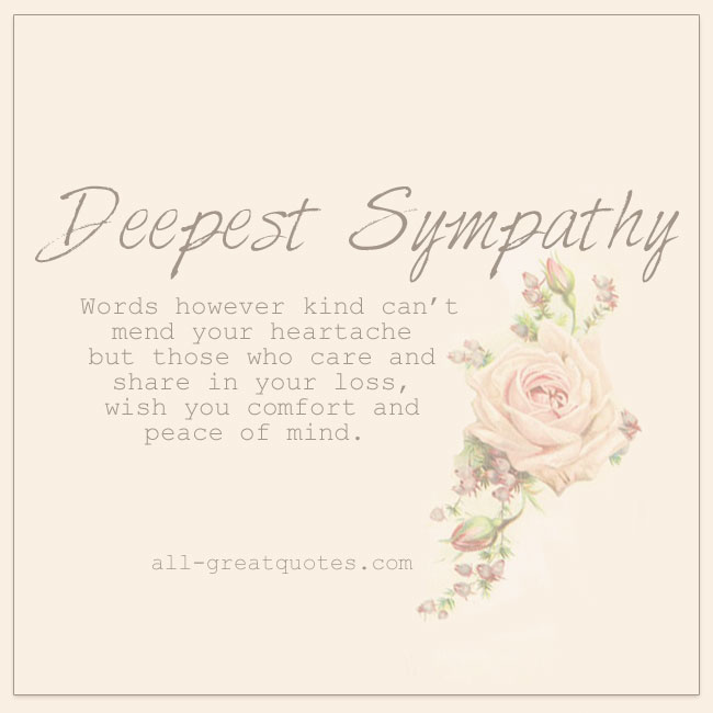sympathy quotes for facebook quotesgram