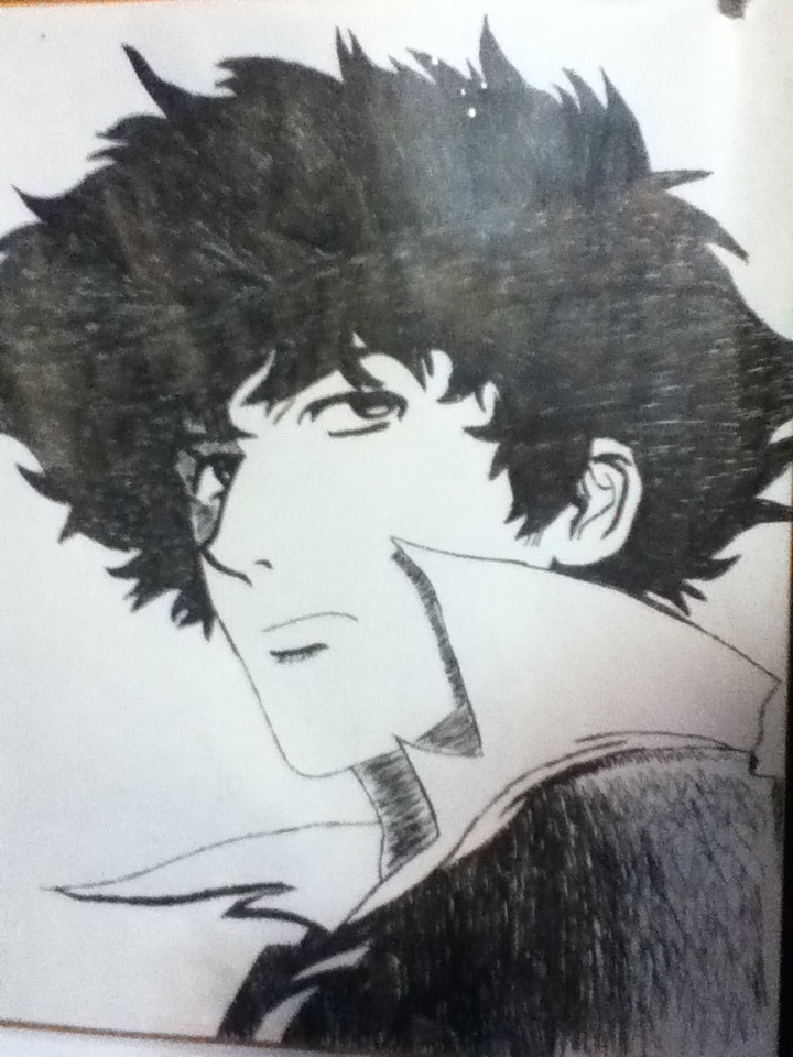 Stable Diffusion prompt Drawing of Spike Spiegel Cowboy  PromptHero